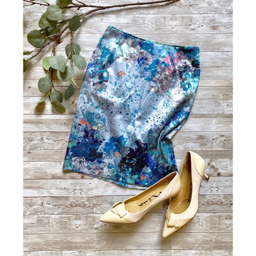 H&M Watercolor Skirt